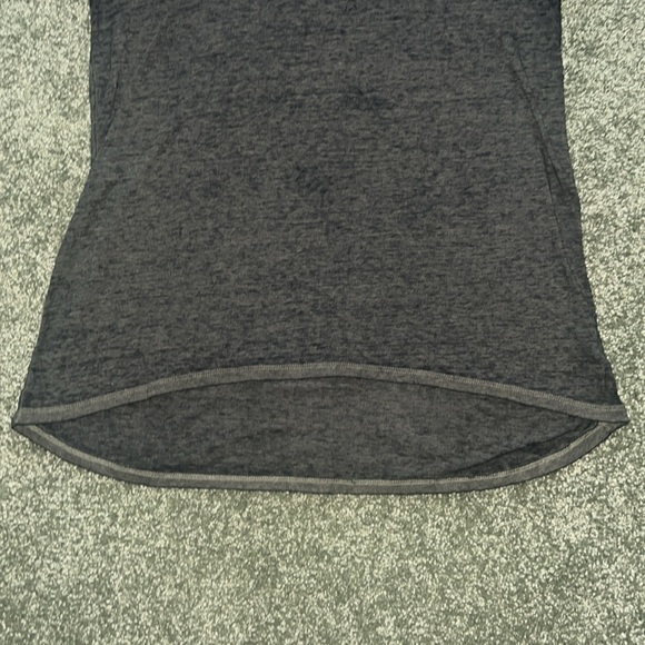 Rock & Republic Olive Night Distressed T Cutout Sleeves High Low Hem Lightweight - Picture 4 of 6